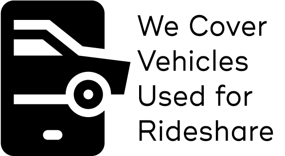 We cover vehicles used for rideshare